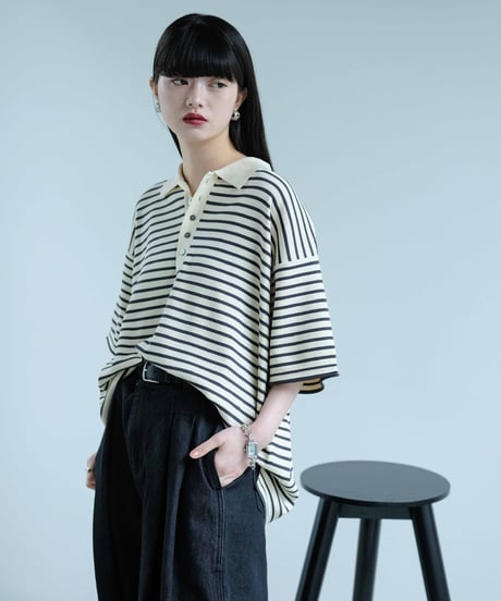 big polo knit / 2color