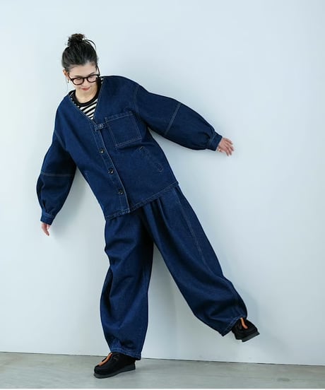 wide tapered denim / 2color / 3size
