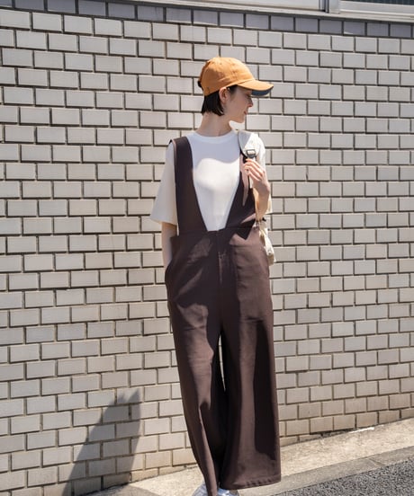 salopette wide pants/3color