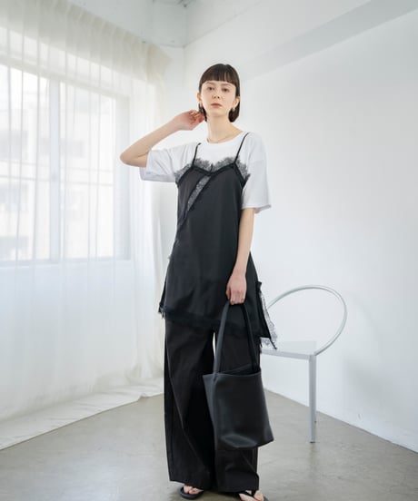 asymmetrical lace camisole