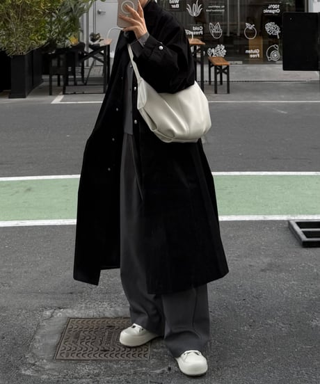 soutien collar coat -middle-【綿100%】