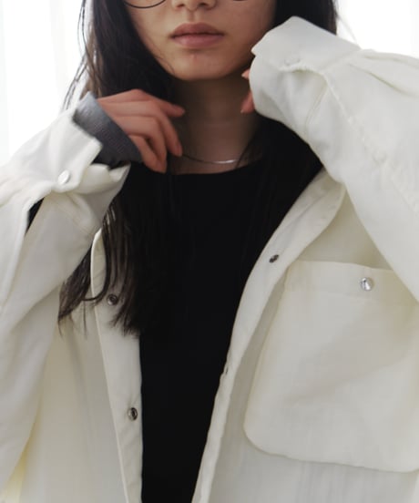 soft padded shirt jacket/2color
