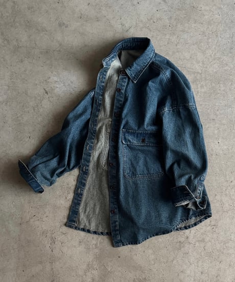 【FINE】ex denim shirt JK/2color