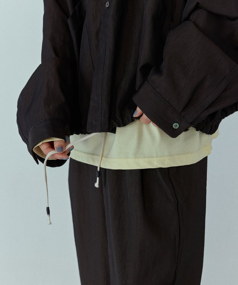 drawstring smooth shirt（セットアップ対応） | F A S H I R U