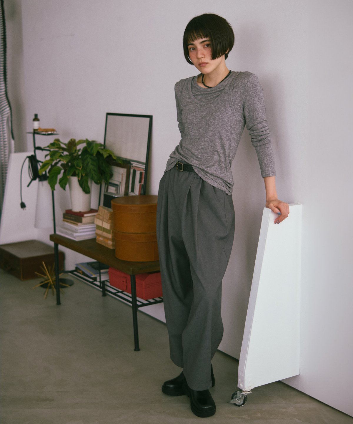 専用　新品未使用FASHIRU corduroy tapered pants CATEGORY bottoms | F A S H I R U
