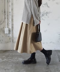 chino flare skirt/3color