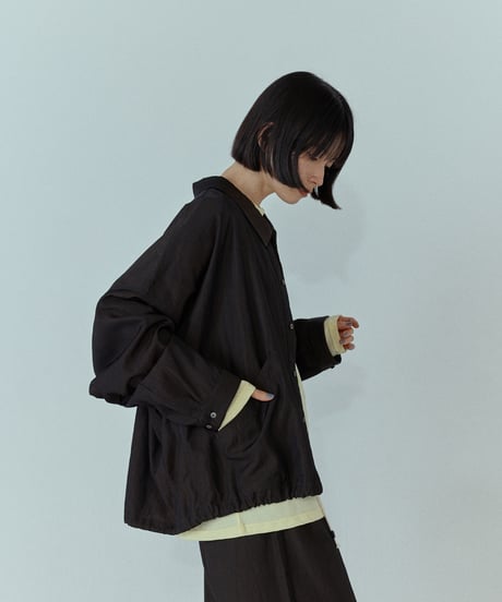 drawstring smooth shirt（セットアップ対応）