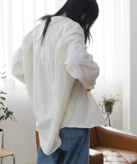 soft padded shirt jacket/2color