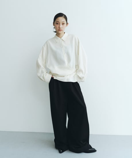 【FINE】smooth waist shape shirts