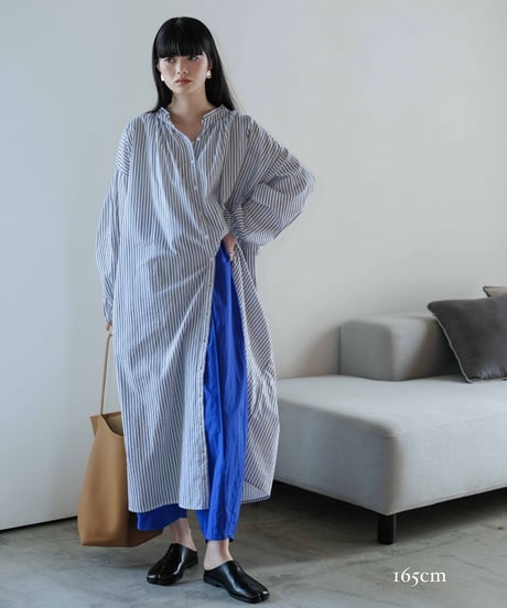 stripe gather OP/2color