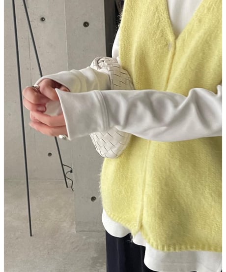 front button vest/2color