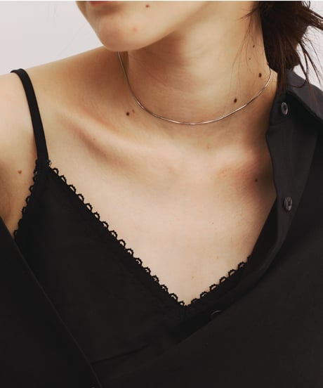 silver925 snake choker/2color