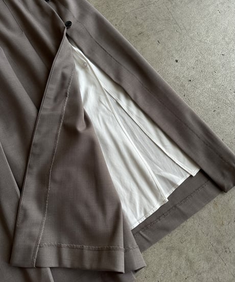 layered pleat midi skirt/2color/3size