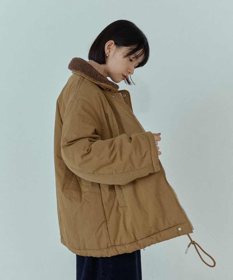 boa collar puffer JK/2color | F A S H I R U