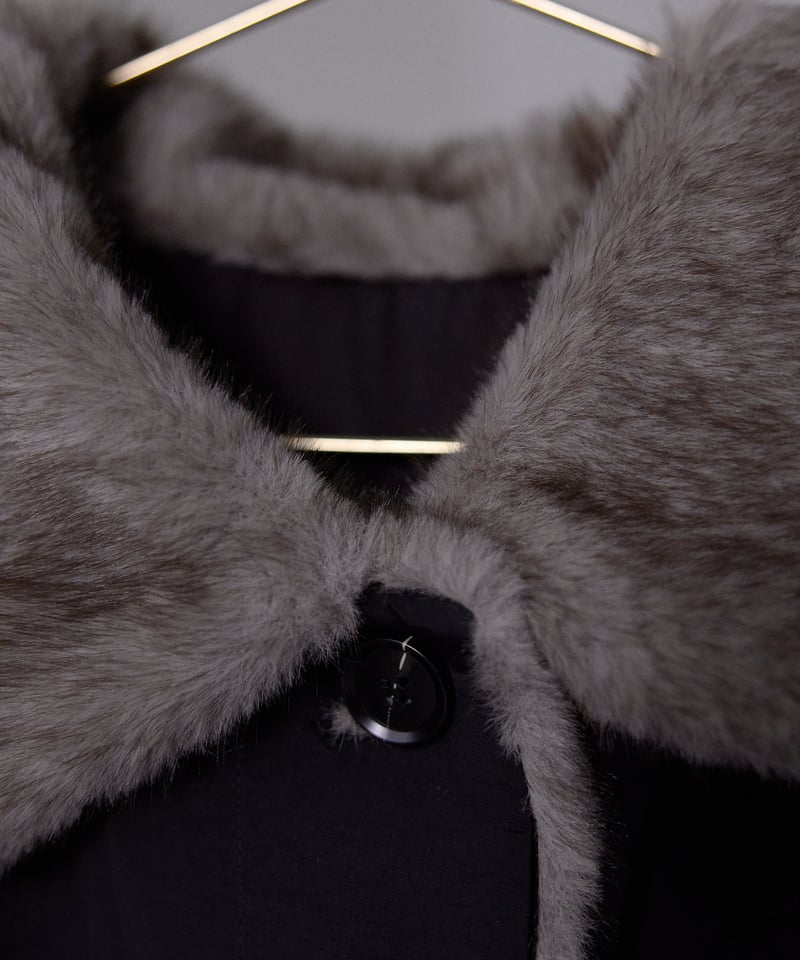 FASHIRU ソフトファーロングコート　新品タグつき未使用 soft fur collar coat | F A S H I R U