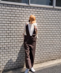salopette wide pants/3color