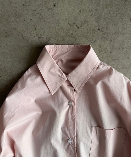 oversize shirt （white/yellow/pink）/3color