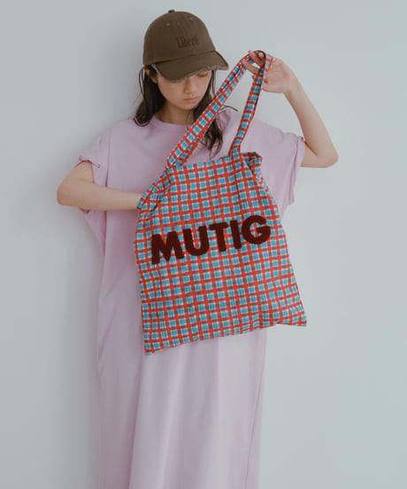 bold check tote