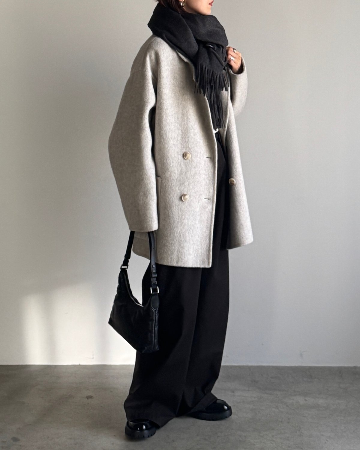 tuck wide chino pants/2color/2size | F A S H I R U tuck wide chino pants/2color/2size | F A S H I R U