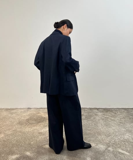 【FINE】linen tailored jacket / 2color