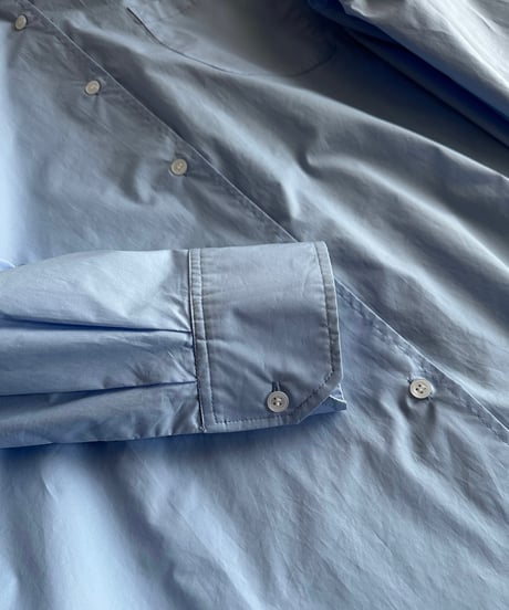 oversized blue shirt
