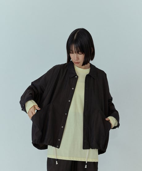 drawstring smooth shirt（セットアップ対応）