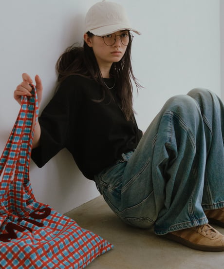 bold check tote