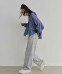 denim layered jogger pants/2color/2size