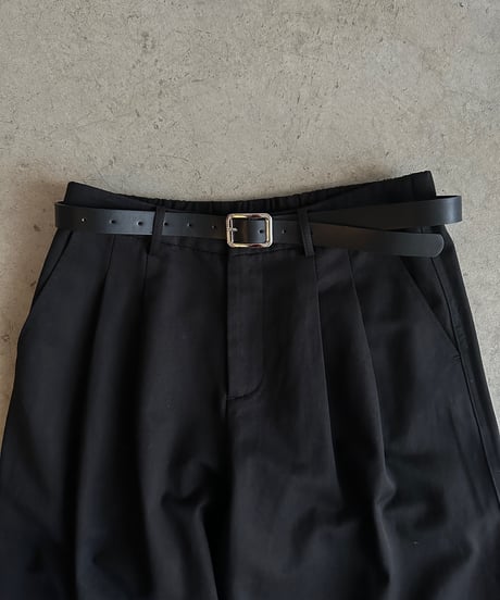 【FINE】roll up wide slacks