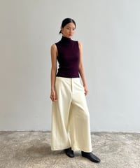 【FINE】low drape wide pants/2color/3size