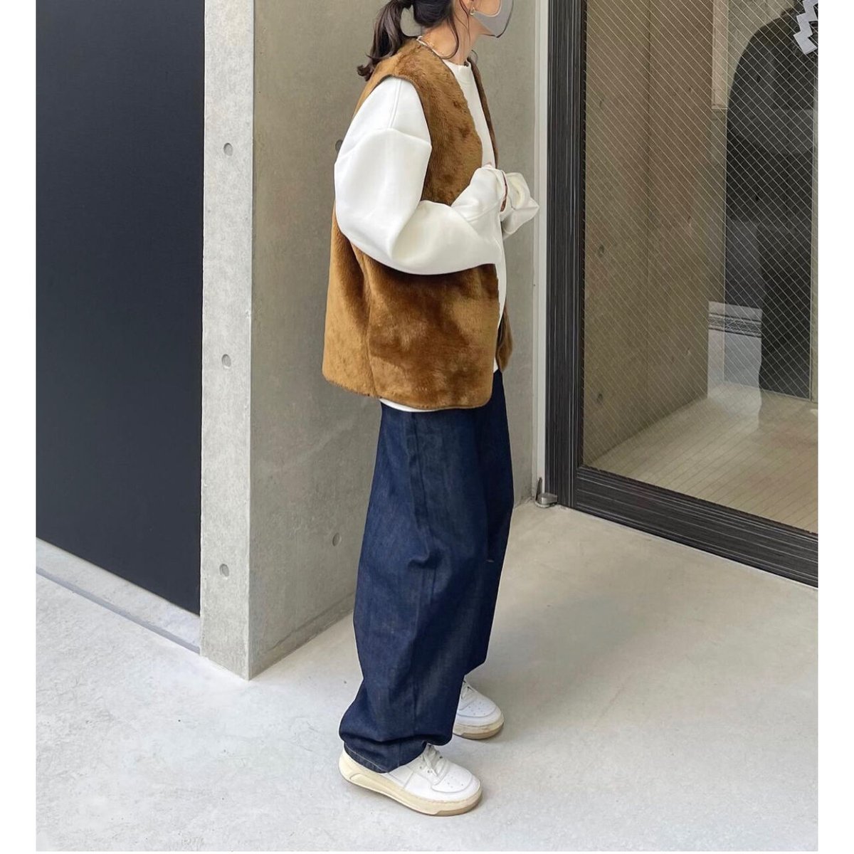 wide tapered denim/2size | F A S H I R U