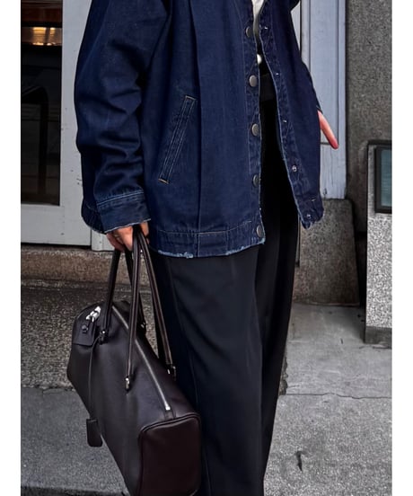 V neck denim jacket
