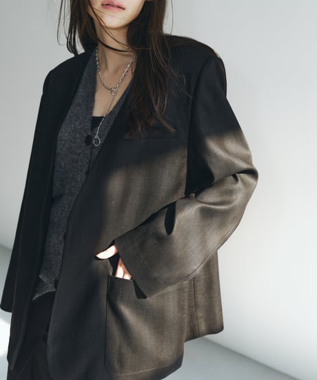 【FINE】tencel colorless jacket＜送料無料＞