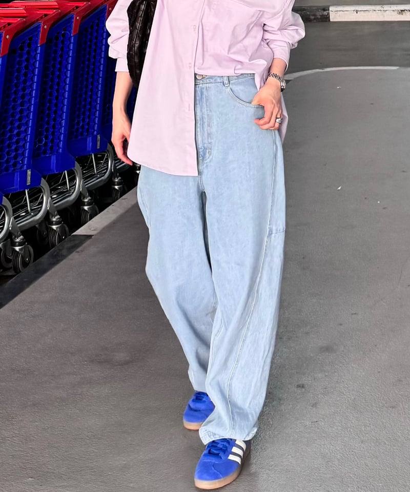 cocoon baggy denim/2colors/2size | F A S H I R U cocoon baggy denim/2colors/2size | F A S H I R U