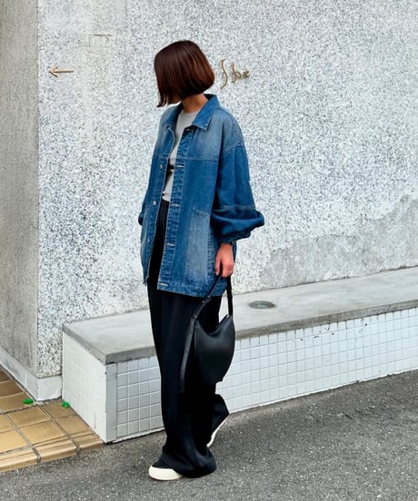 gradation denim jacket/2color