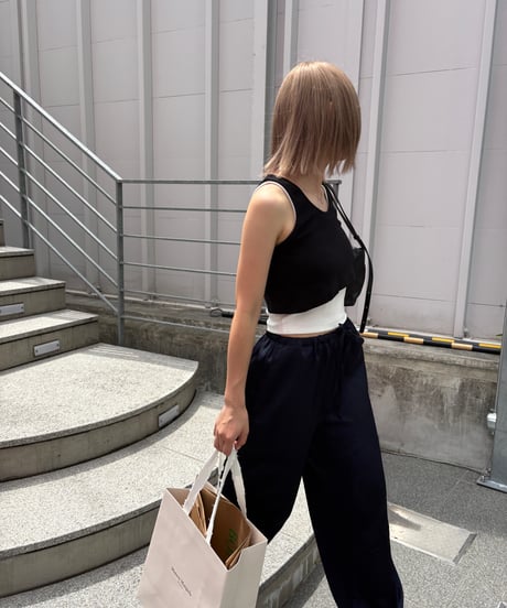bicolor layered tank top