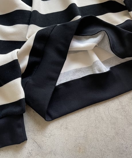 wide border pullover/2color