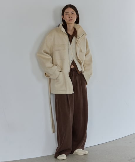 【FINE】alpaca blend cardigan/2color