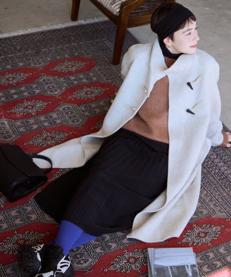 ＜予約販売＞duffle wool long coat