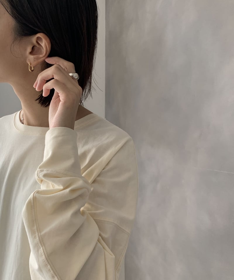 silver925 square pierce | F A S H I R U