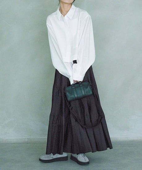 cropped over shirt / 3color