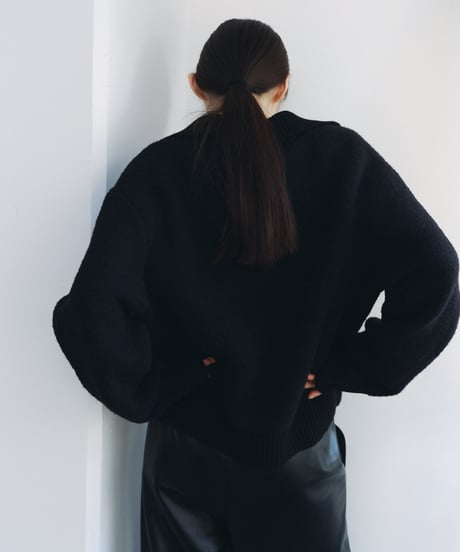 【FINE】skipper wool knit/2color