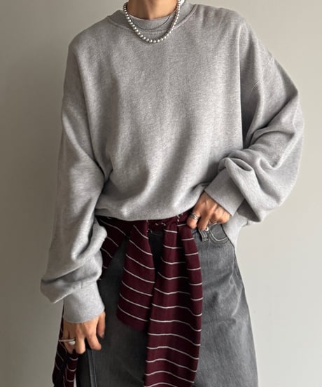 吊り裏毛 sweat pullover（set up対応）/4color