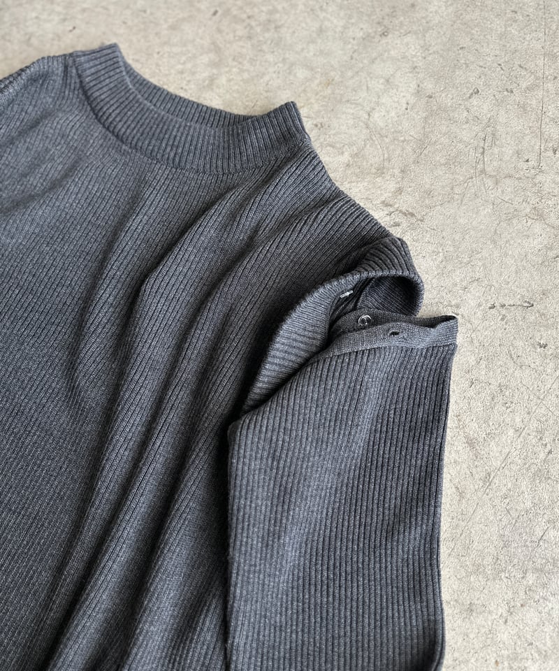 switch sleeve rib knit OP/2color | F A S H I R U
