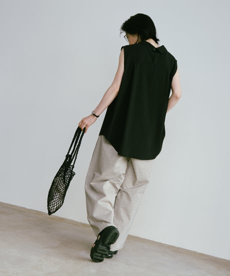 soft sleeveless airy blouse