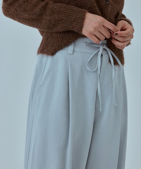 【FINE】relax tie trousers/3color