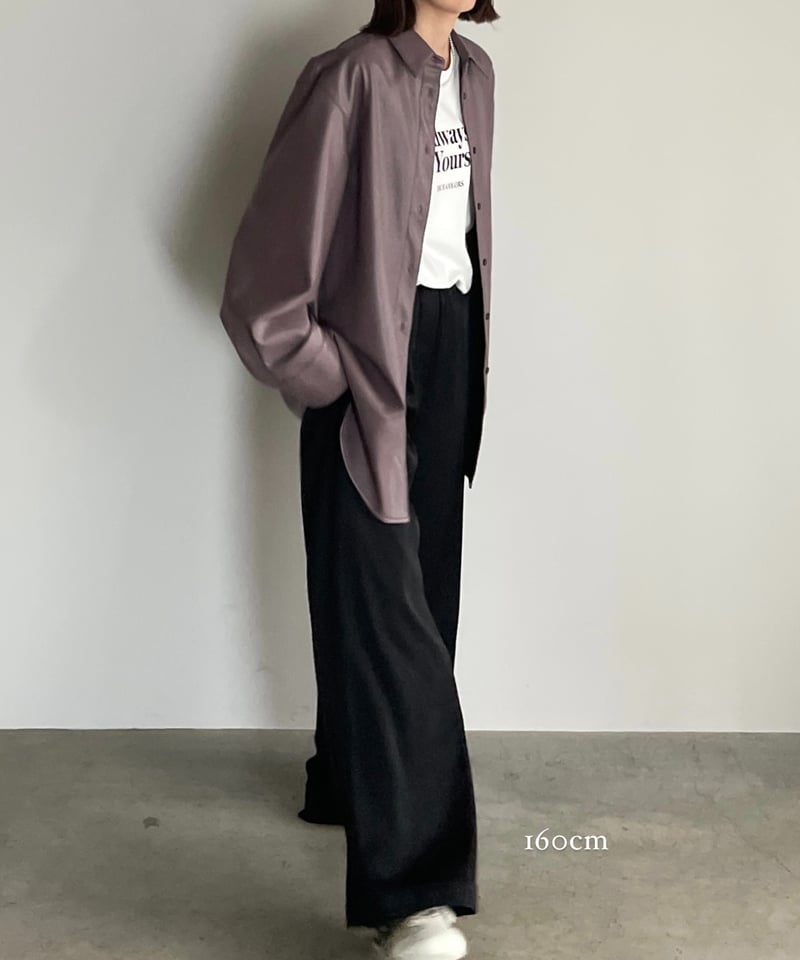 silk touch loose pants/3color | F A S H I R U