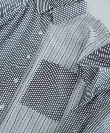 cropped design shirt/3color