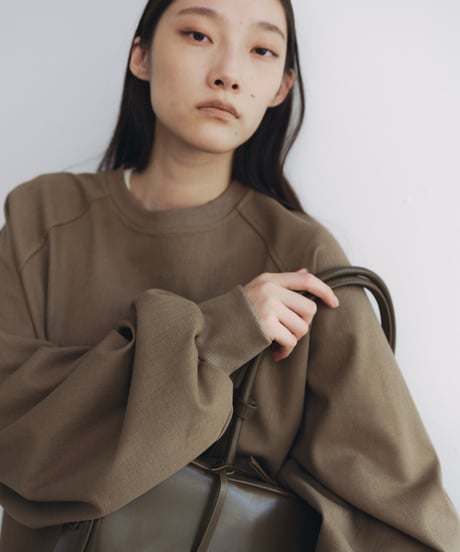 【FINE】tencel blend raglan pullover（setup対応) /2color