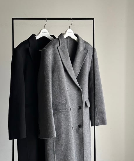 【FINE】wool chesterfield coat/2color